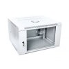 Digitus Szafa wisząca dwusekcyjna 19 6U 368/600/550mm, drzwi szklane, szara (RAL7035), zmontowana